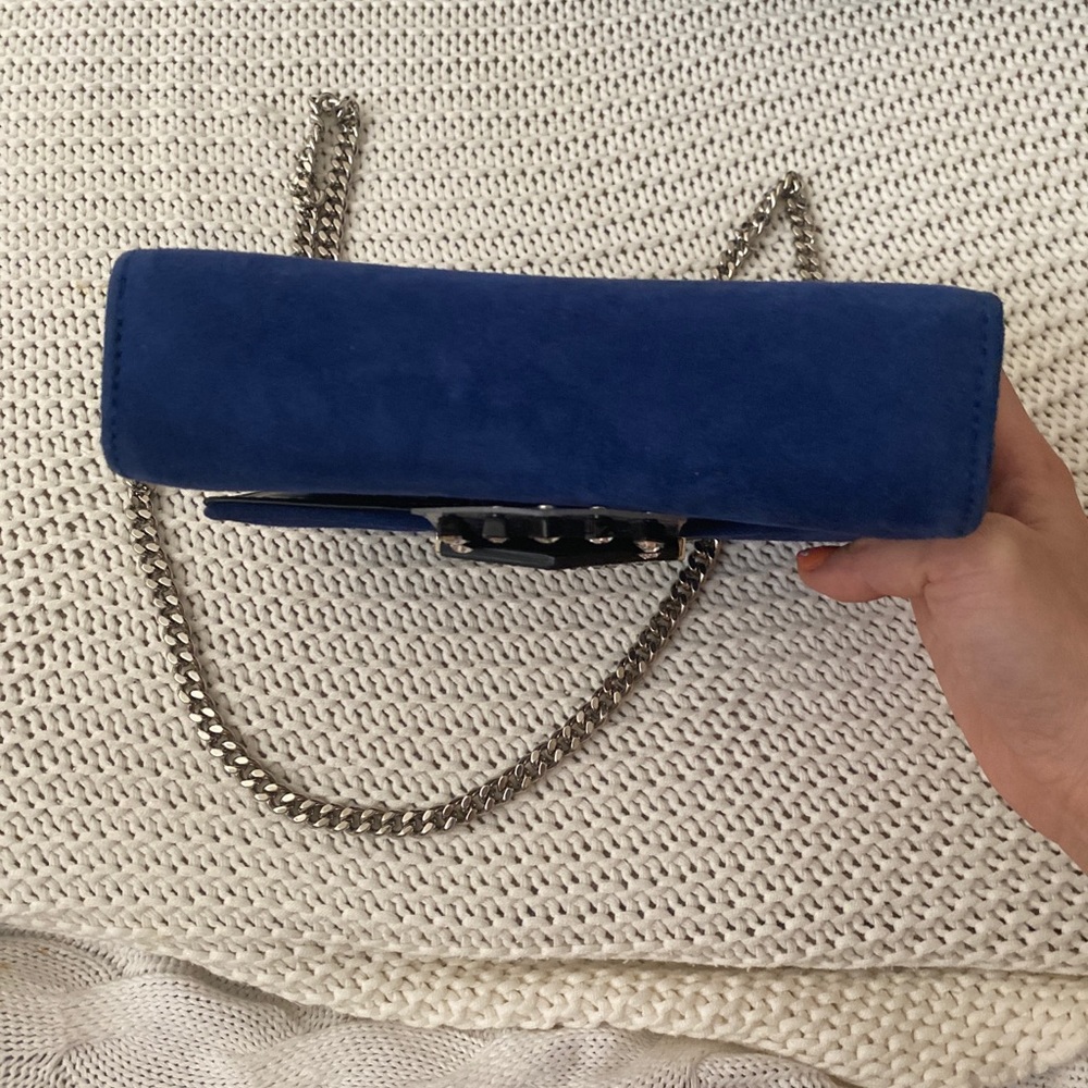 Giuseppe Zanotti 3 ways Suede Leather purse - Picture 8 of 15